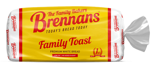 Brennans Irish Premuim White Bread 800g (1.5lb Ship Weight) *Limit 1 per order*
