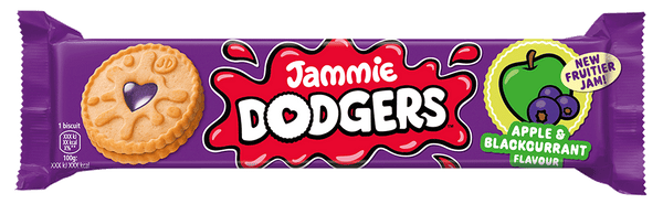 Burton's Jammie Dodgers Apple & Blackcurrant Biscuits 140g