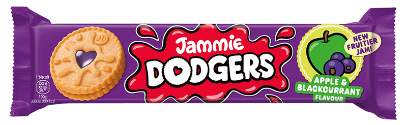 Burton's Jammie Dodgers Apple & Blackcurrant Biscuits 140g
