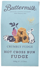 Buttermilk Crumbly Hot Cross Bun Fudge 100g
