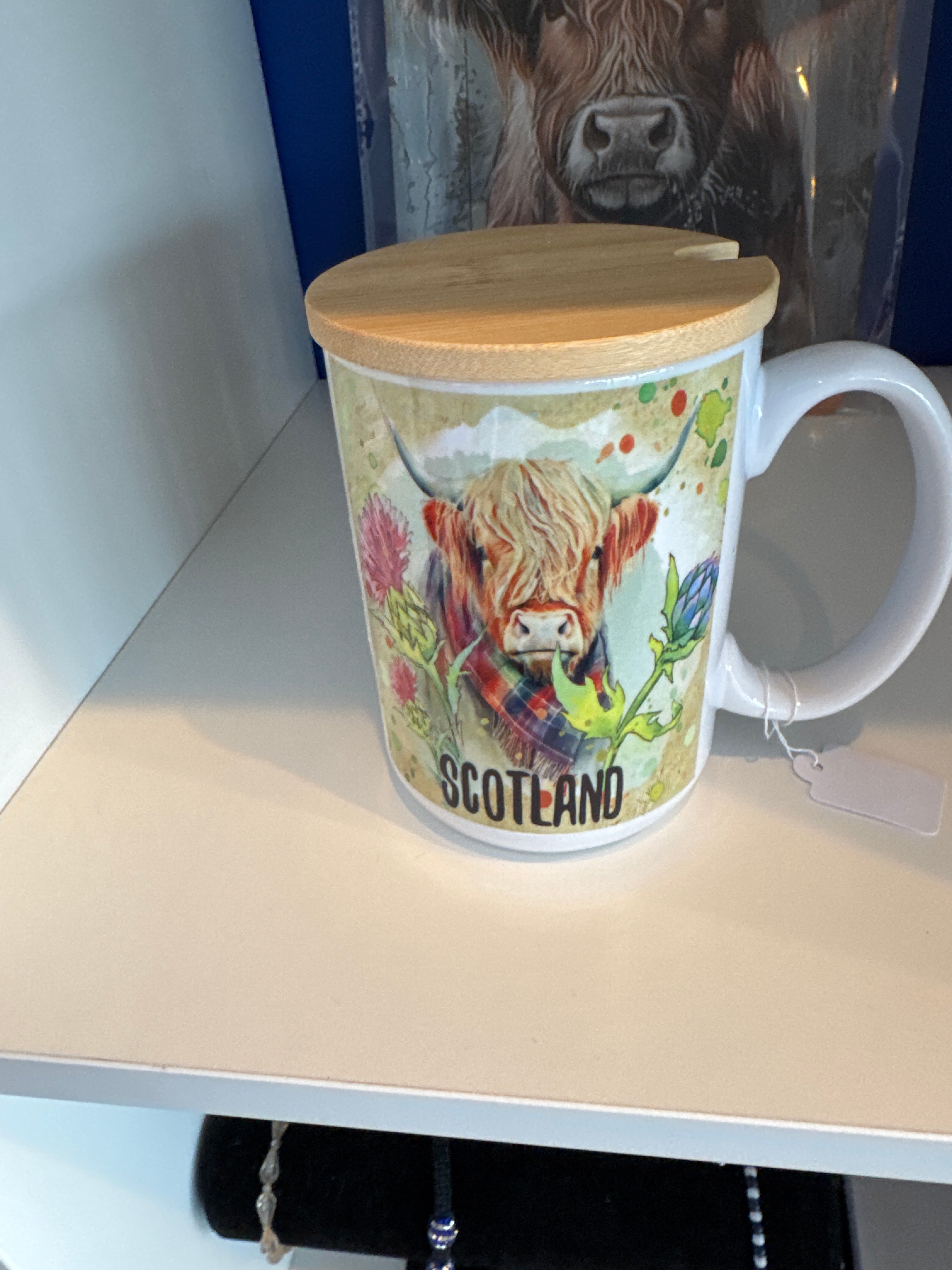 Mug 15oz Handmade Design - Scotland Highland Cow