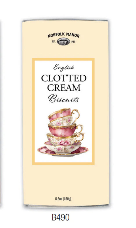 Norfolk Manor Afternoon Tea Clotted Cream Biscuits Tube 150g