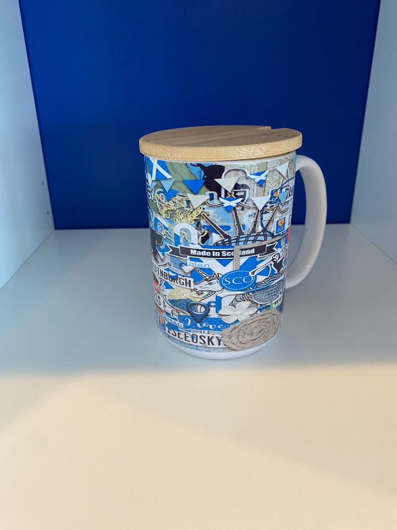 Mug 15oz. Custom Made Scottish Icons.