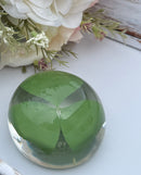Paperweight - Handcrafted Shamrock Size 1.5 H" x 2.5" W