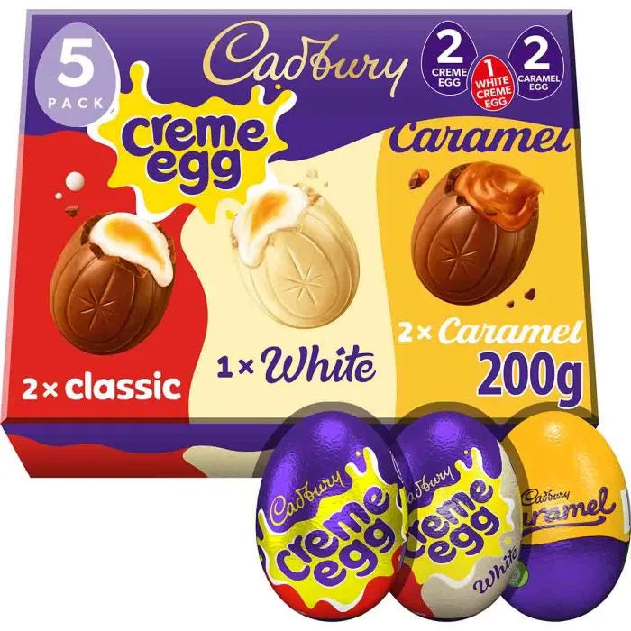 Cadbury Mixed Chocolate Filled Egg 5 x 40g (200g) (best before 31/07/26)