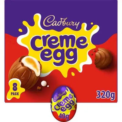 Cadbury Creme Egg 8 Pack 320g (best before 31/07/26)