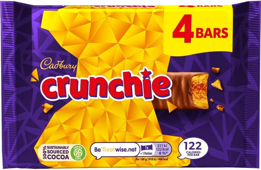 Cadbury Crunchie 4 Pk 26g
