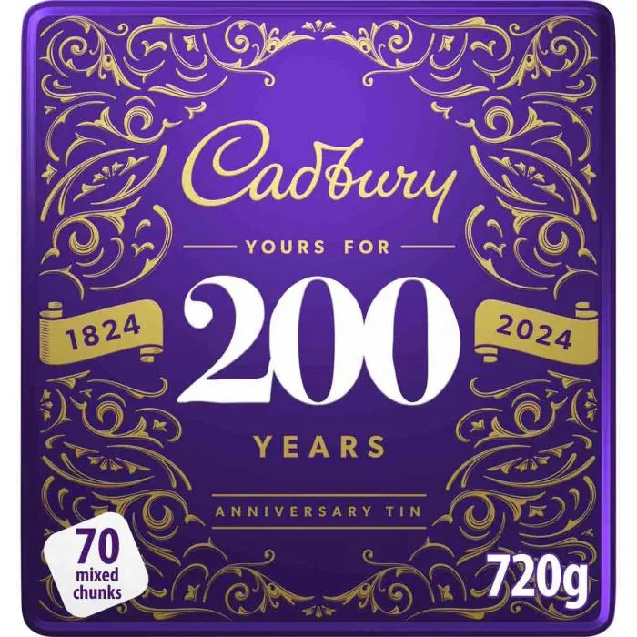 Cadbury Mixed Chunks Tin 720g Best Before 31st March 2025