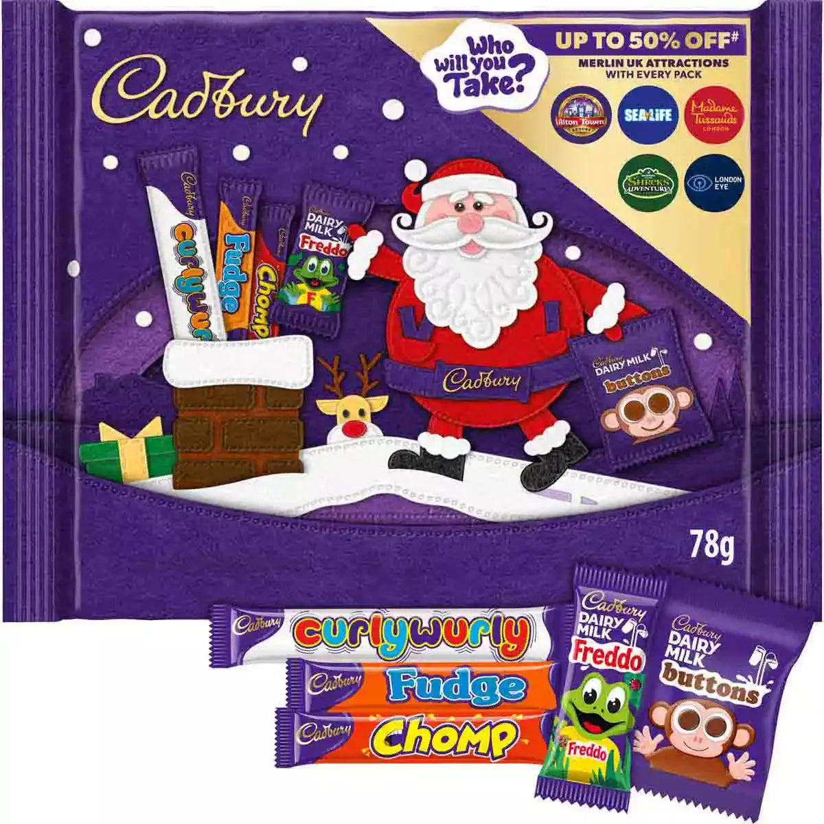 Cadbury Small Selection Box 78g