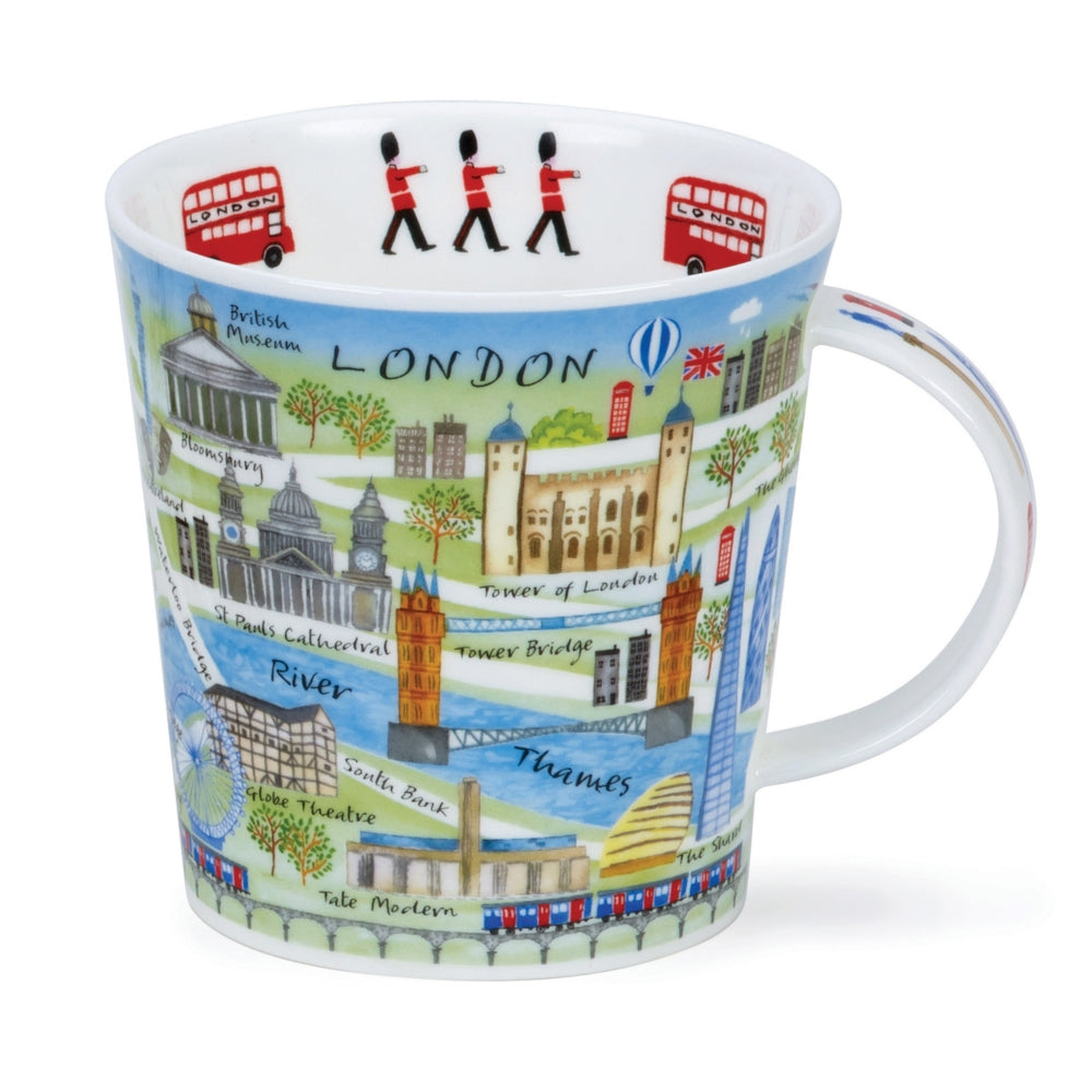 Dunoon Cairngorm London Map Mug 16 oz