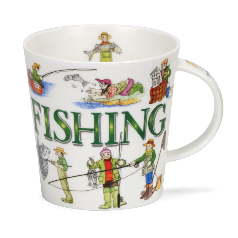 Dunoon Cairngorm Sporting Antics Fishing Mug 16 oz