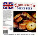 Cameron's Meat Pies 4pk 1lb towards 6lb frozen minimum