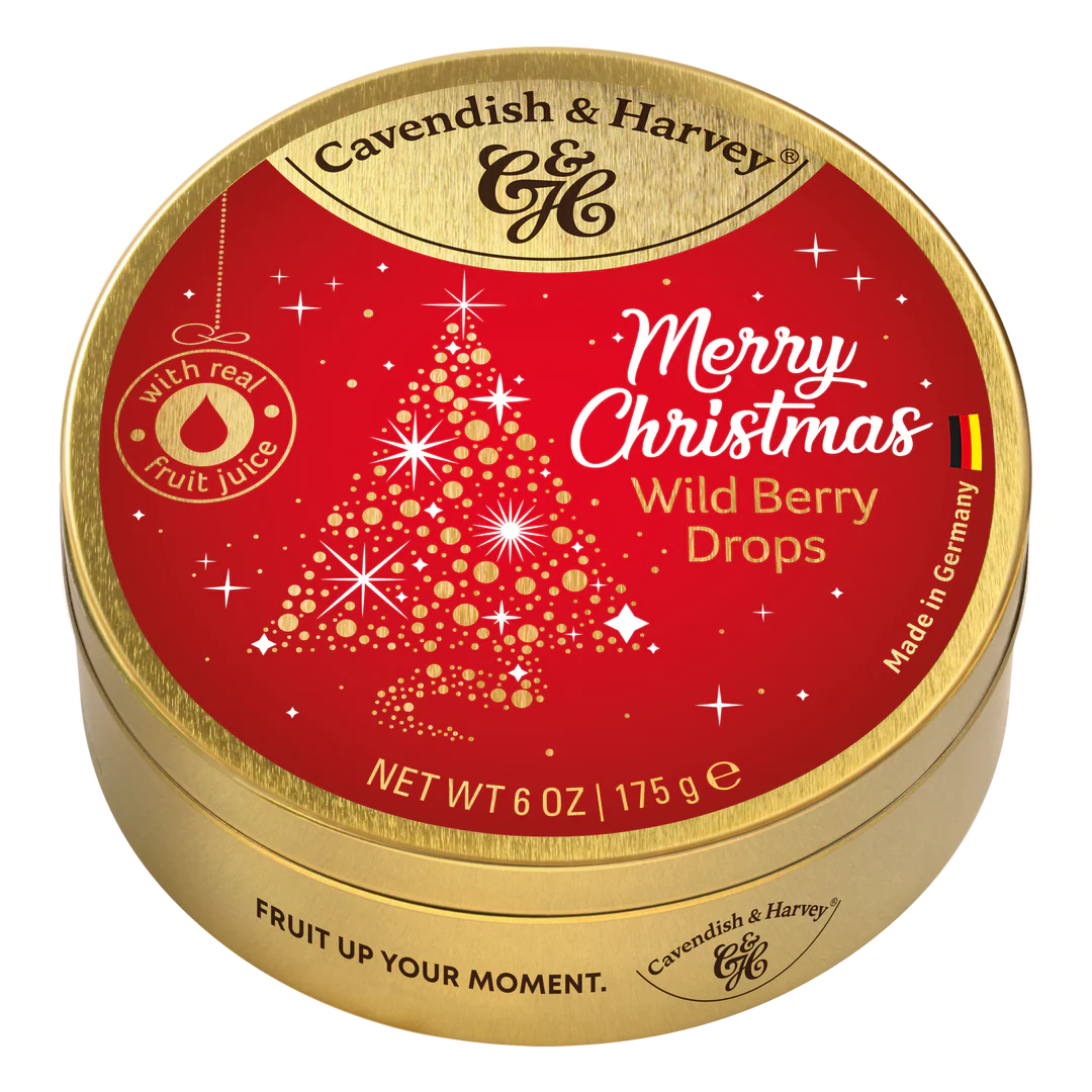 Cavendish & Harvey Merry Christmas Wild Berry Drops 175g