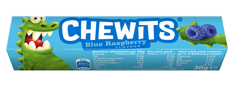 Chewits Blue Raspberry 30g