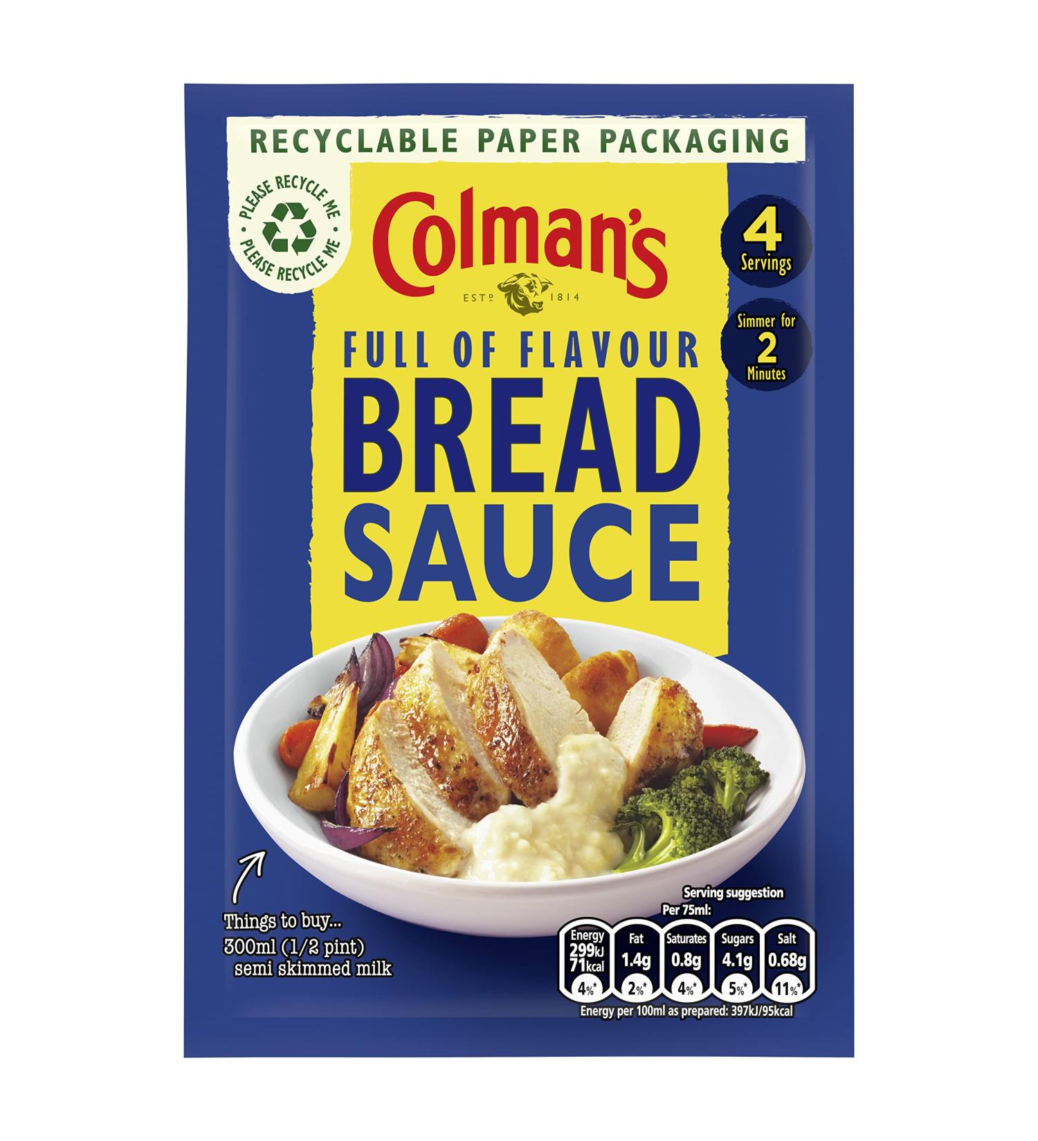 Colman's Bread Sauce Mix 40g