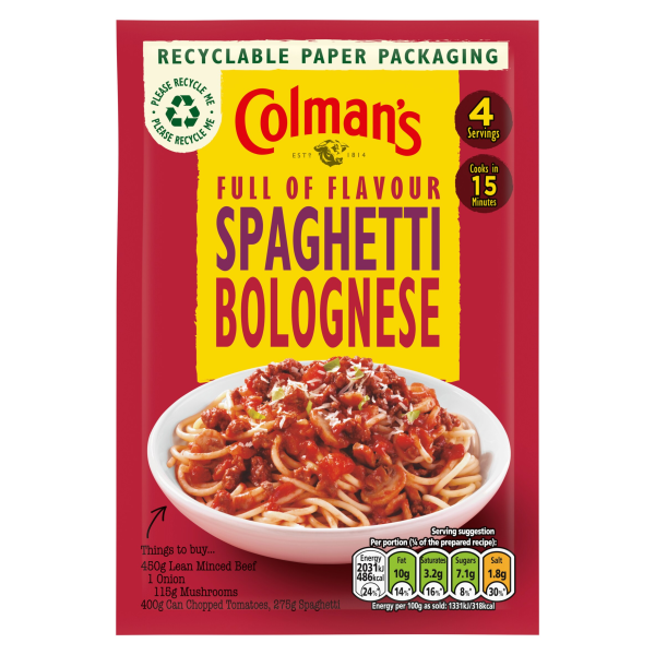 Colman's Spaghetti Bolognese Sauce Mix 44g