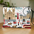 Cosmetic - UK London Icons Cosmetic Bag Size - 8.6 x 5.9"