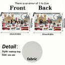 Cosmetic - UK London Icons Cosmetic Bag Size - 8.6 x 5.9"