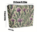Cosmetic - Scottish Thistle Print Bag 9" x 6.9"