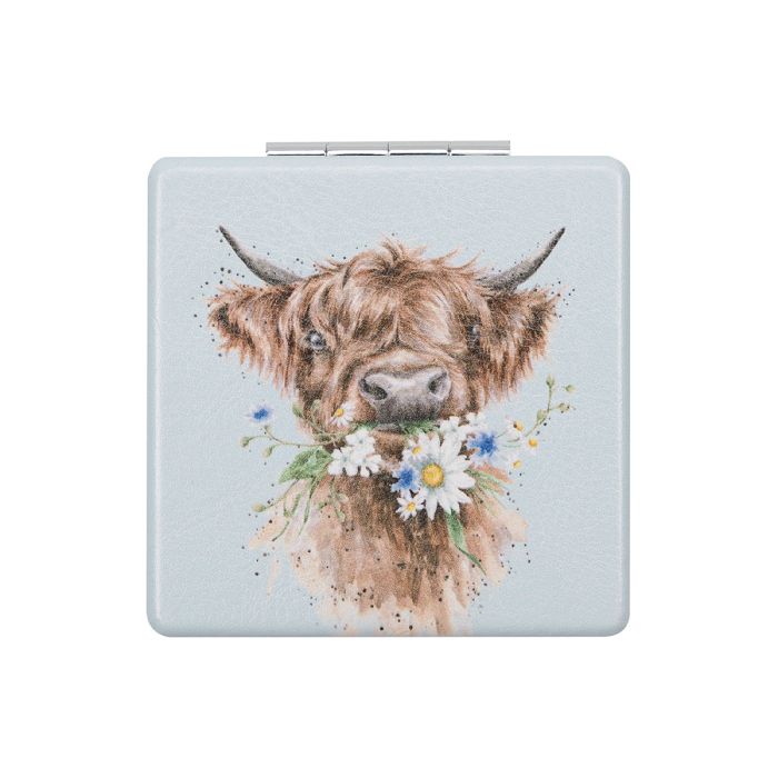 Compact Mirror Cow 'Daisy Coo'