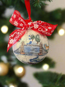 Christmas Ornaments - Custom Made London Icon (Blue) 4"