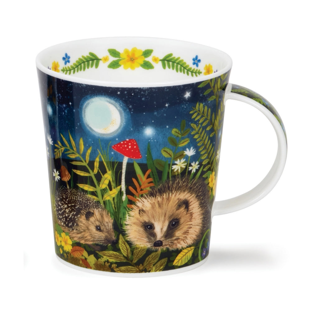 Dunoon Lomond Nocturne Hedgehog Mug 11 oz