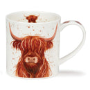 Dunoon Orkney Shaggy Tails H/L Cow Mug 11 oz