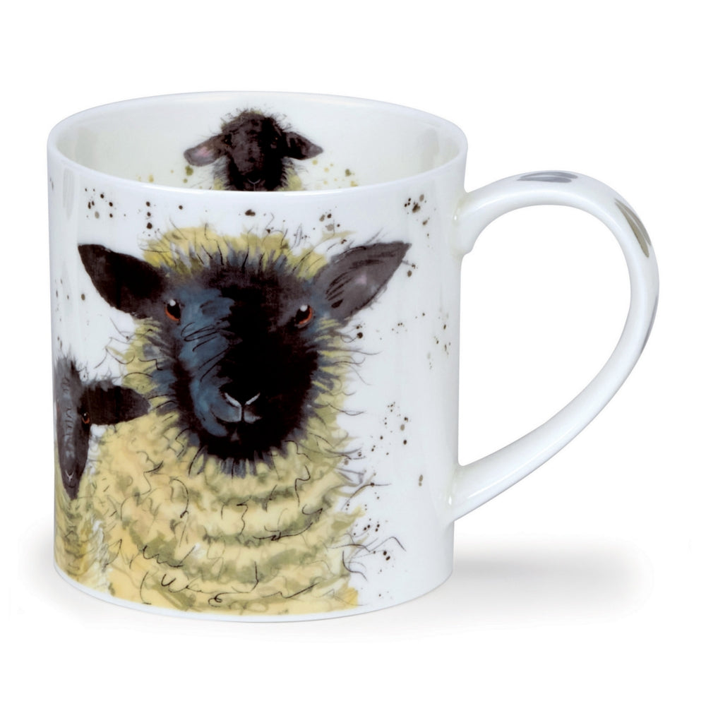Dunoon Orkney Shaggy Suffolk Sheep Mug 11 oz