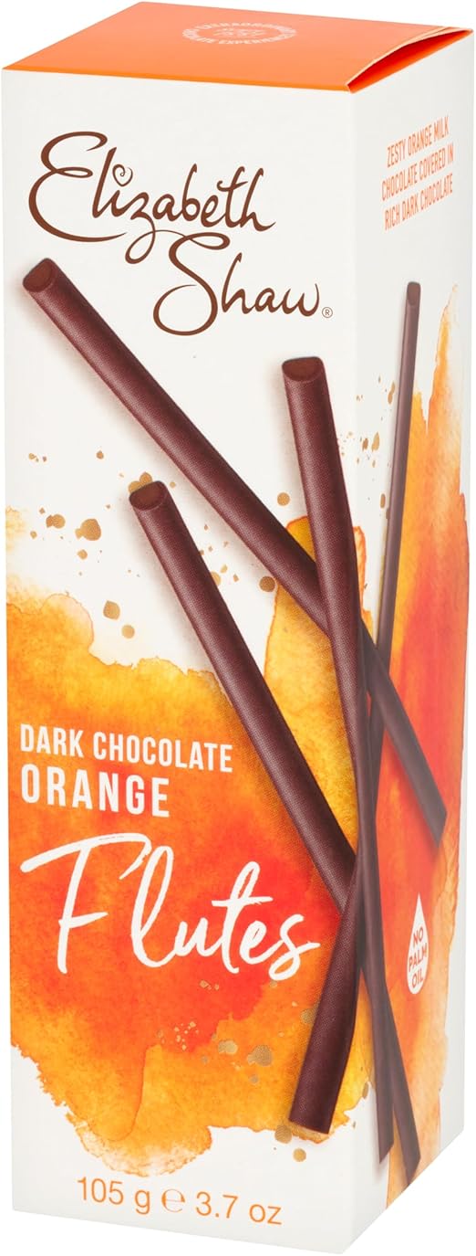 Elizabeth Shaw Dark Chocolate Orange Flutes 105g