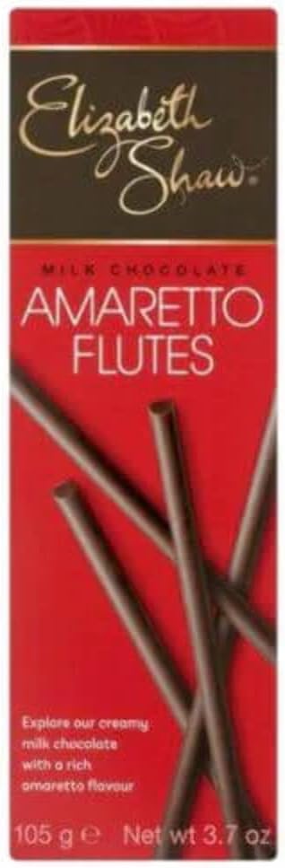 Elizabeth Shaw Milk Chocolate Amaretto Flutes 105g