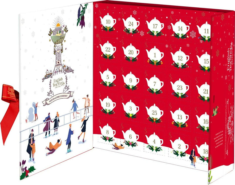English Tea Shop Red Advent Calendar 50g