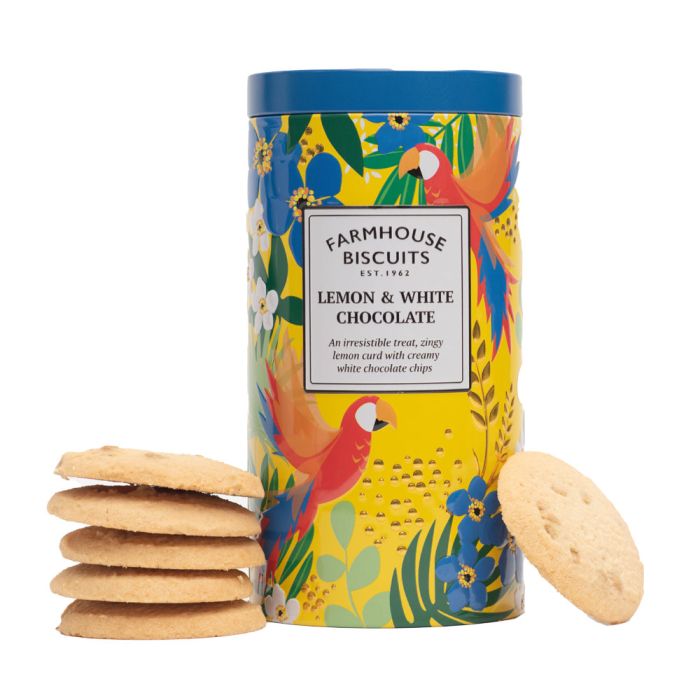 *New* Farmhouse Biscuits Lemon & White Chocolate Biscuit Tin 200g