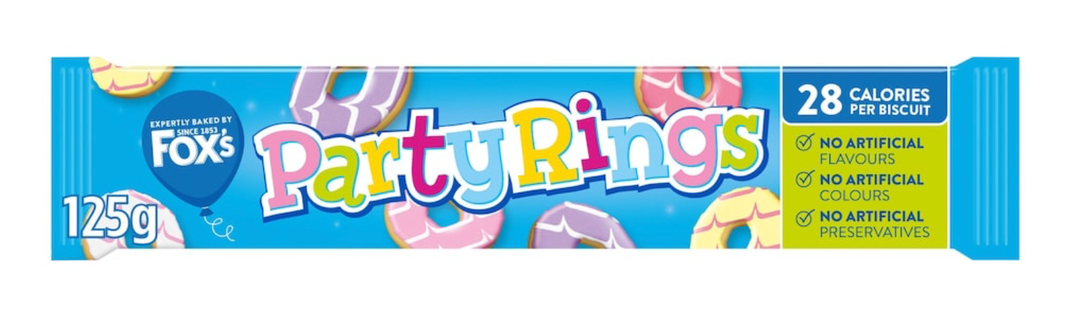 Fox's Party Rings 125g