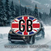 Decal - GB Union Jack Oval 5.9"