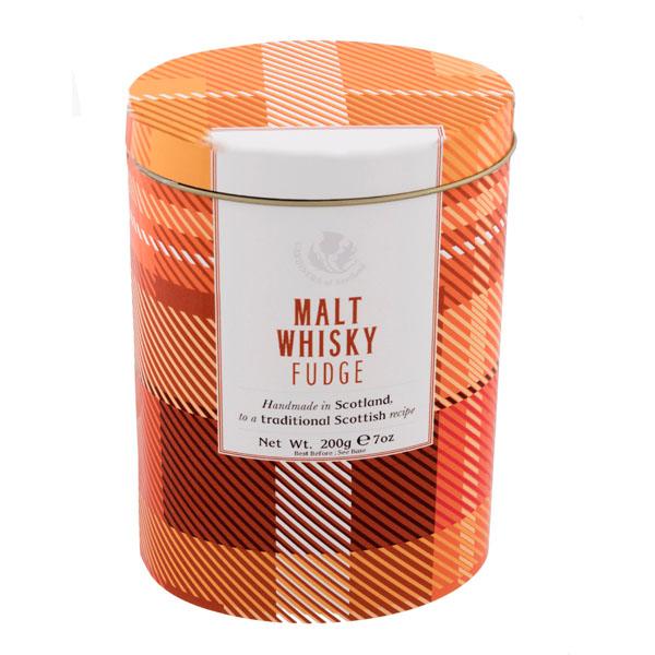 Gardiners Malt Whiskey Fudge Tartan Tin 200g