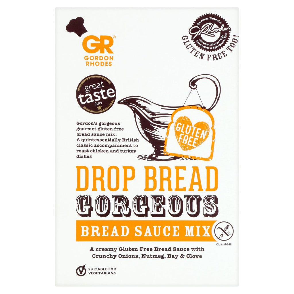 Gordon Rhodes Drop Bread Gorgeous Bread Sauce Mix Gluten Free 125g (Be