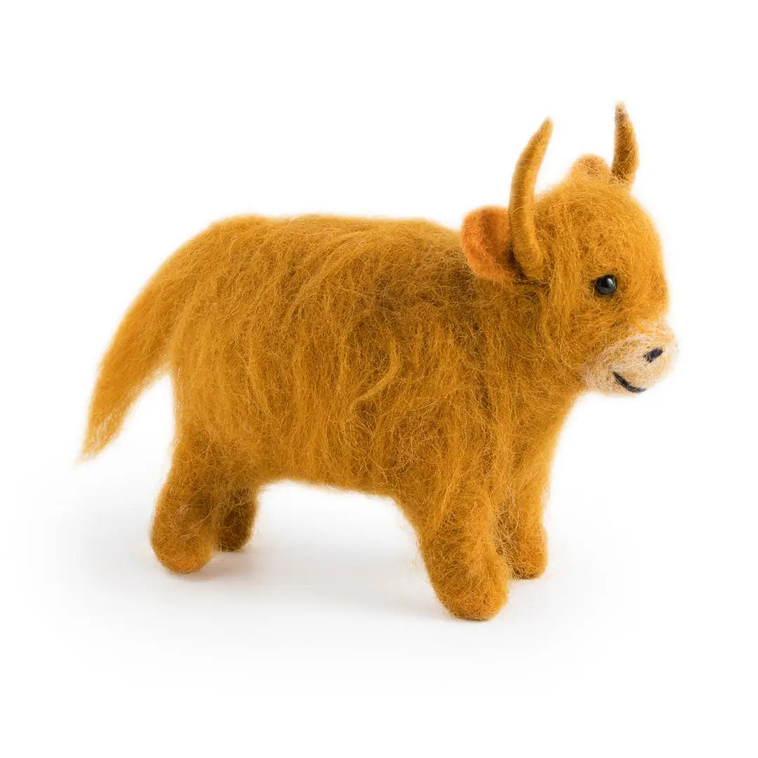 Felt Highland Cow - Hamish 5" x 3"