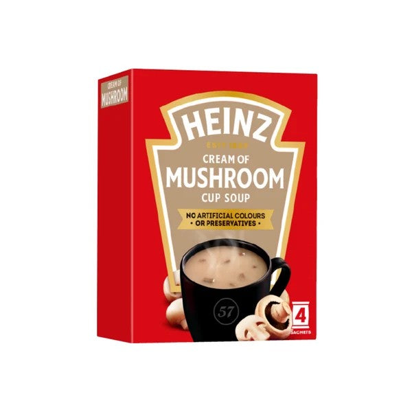 Heinz Cream of Mushroom Cup Soup 4 pack 70g