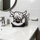 Toilet Roll Holder Highland Cow - 1 Piece