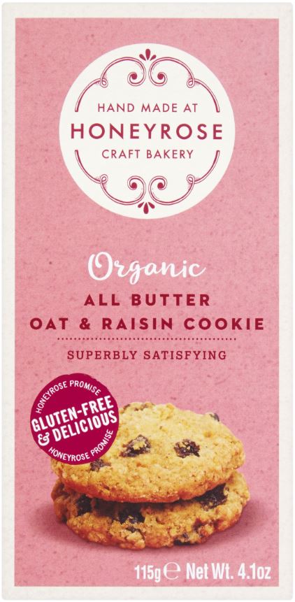Honeyrose Oat & Raisin Cookie 115g