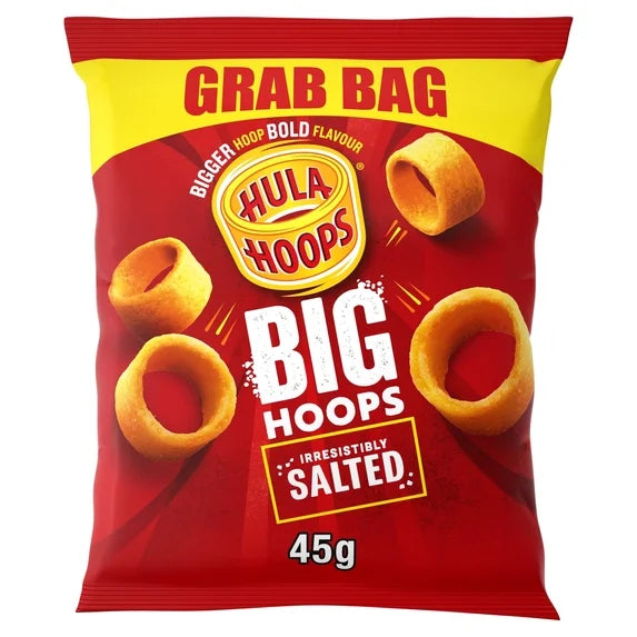 Hula Hoops BIG Hoops Original Salted Crisps Grab Bag 45g