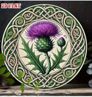 Sign, Thistle, Metal sign (2D Flat)