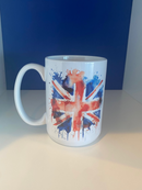 Mug 15oz. Custom Made Union Jack Flag.