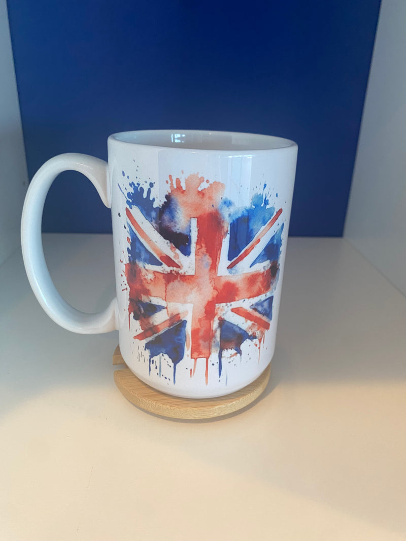 Union Jack Flag Mug 15oz