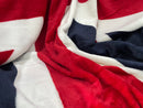 Throw - UK Union Jack Flag Fleece Throw 59 x 79"