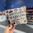 Cosmetic - Scotland Is Calling and I Must Go Icon or Pencil Pouch (Size 8'x6")