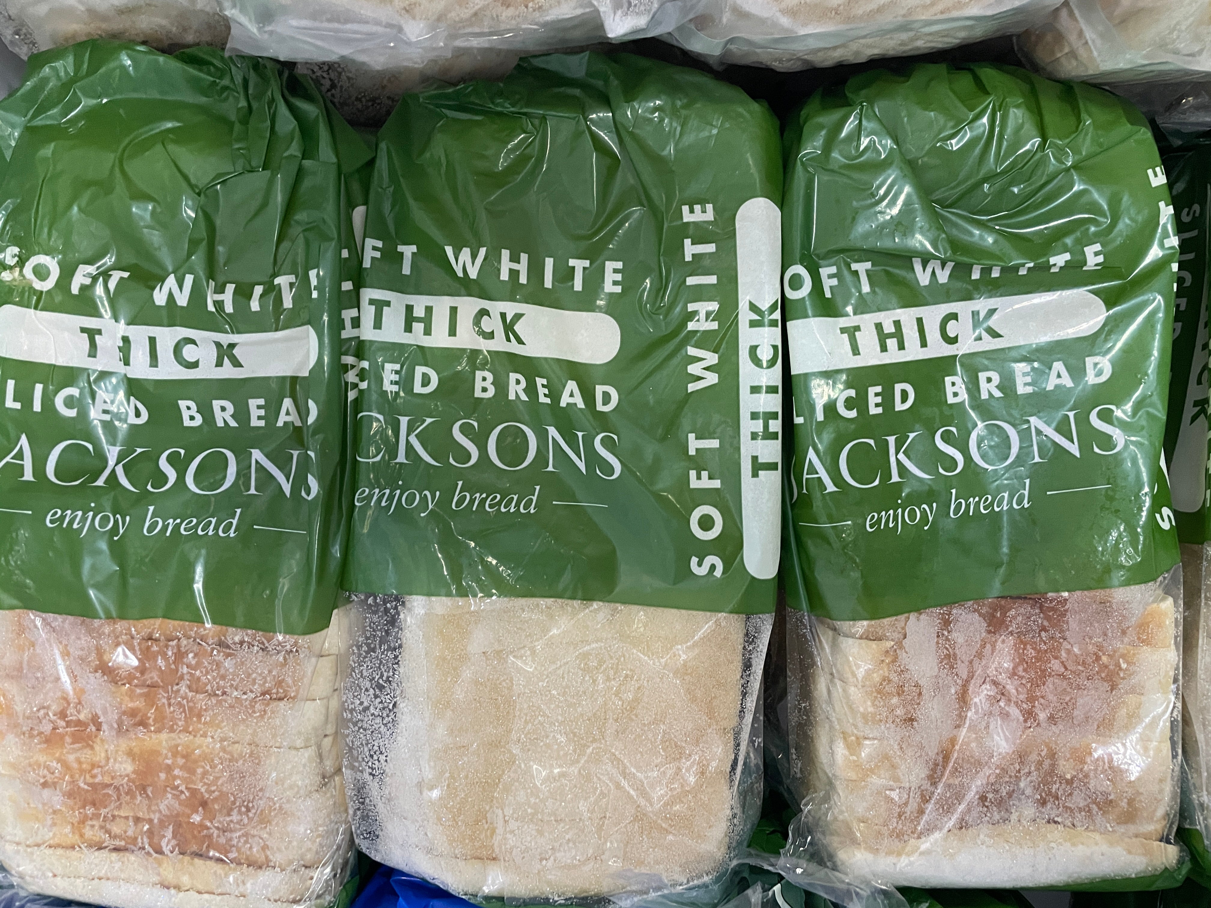 Jacksons White Thick Sliced Bread (1.5lb Ship Weight) *Limit 1 per order*