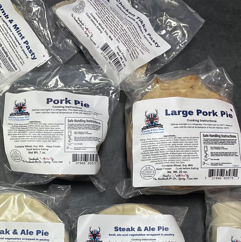 Large Pork Pie 20oz (1 1/2 lb Ship Weight)