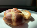 Hot Cross Buns (4pk) 325g (1/2lb towards 6lb Minimum Frozen Order).