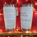 2026 Tumbler 20oz Handmade Design - Come on England !!!